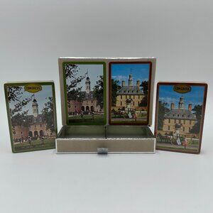 Vintage Double Deck Colonial Williamsburg Congress Playing Cards / Cards Sealed